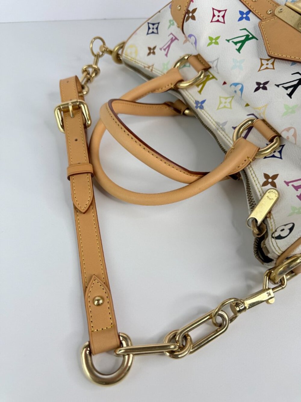 louis vuitton beverly MM monogram multicolor white - Picture 11 of 12